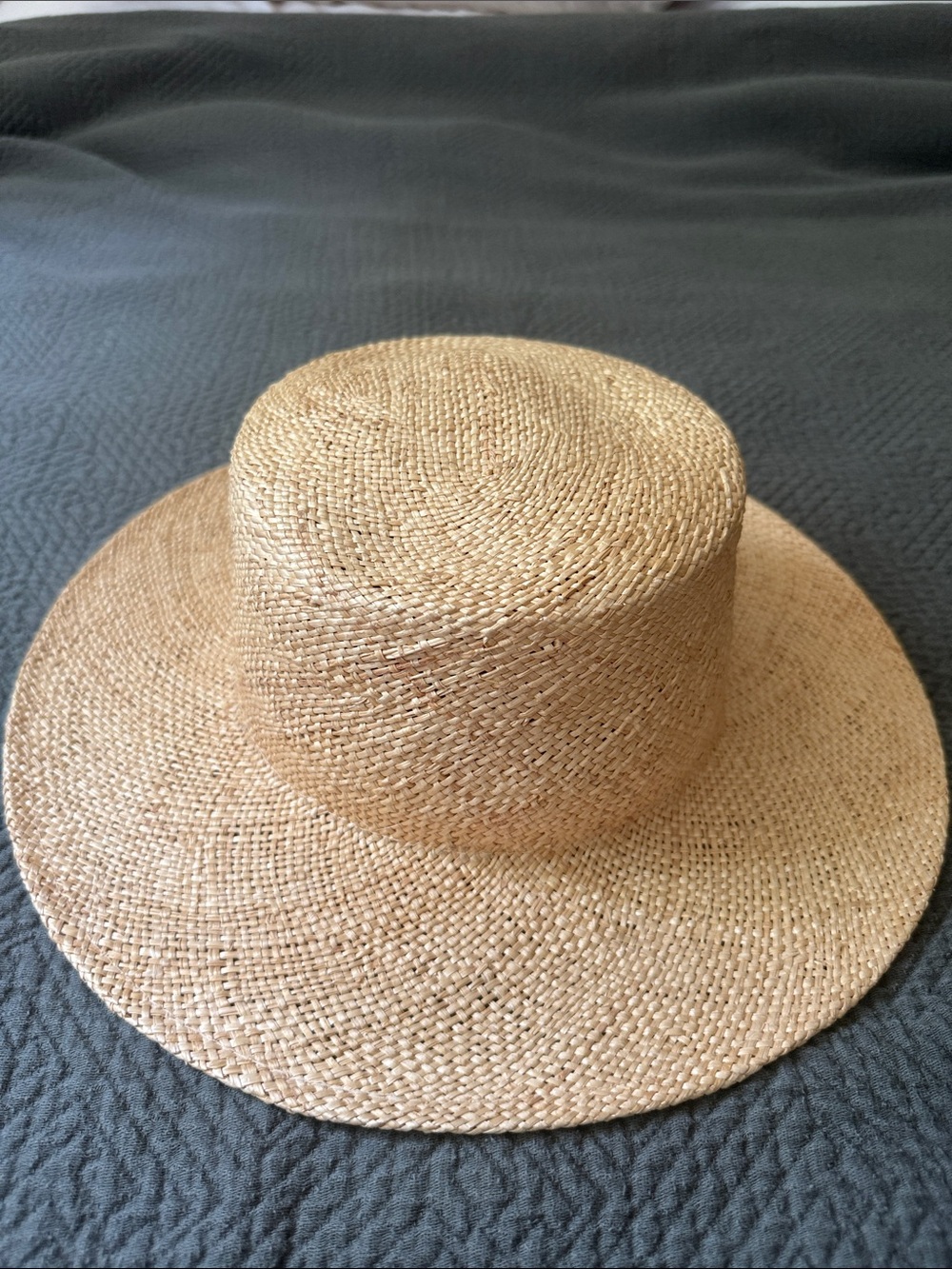 Gigi Pip Brae Straw Boater Tan